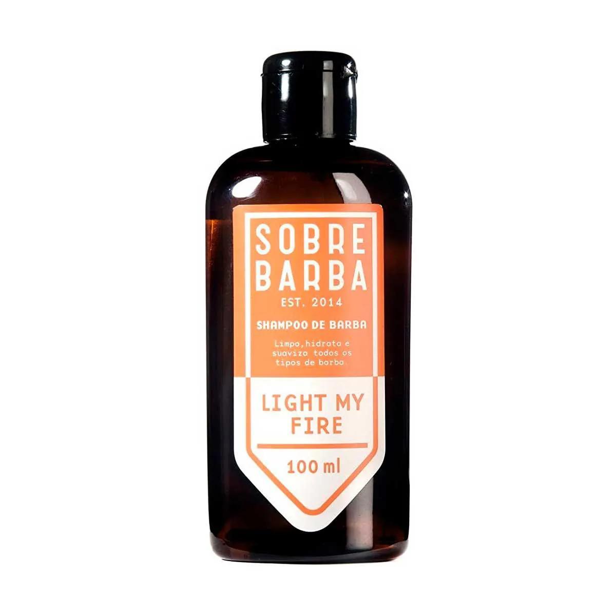 Shampoo de Barba Sobrebarba Light My Fire com 100ml
