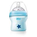 Mamadeira Chicco Natural Feeling Color 0m+ Azul de 150ml