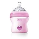 Mamadeira Chicco Step Up Fluxo Normal 0m+ Rosa de 150ml