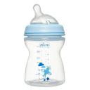 Mamadeira Chicco Step Up Fluxo Médio 2m+ Azul de 250ml