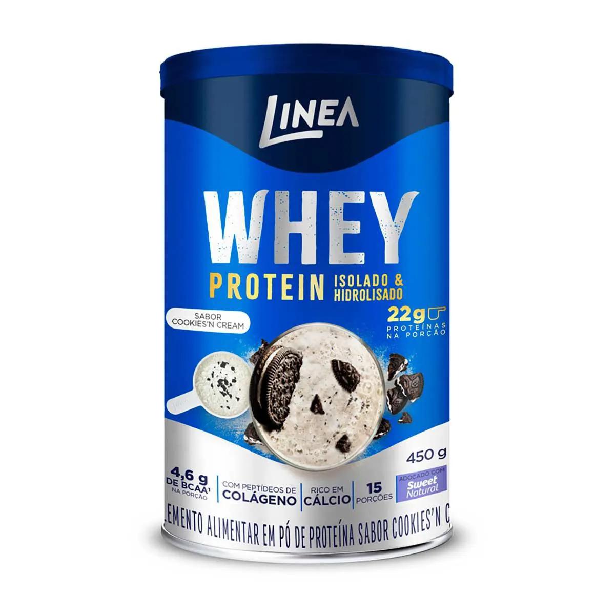Whey Protein Linea Cookies'N Cream 450g