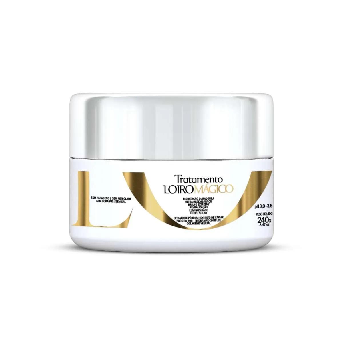 Máscara de Tratamento Capilar Eico Loiro Mágico com 240g