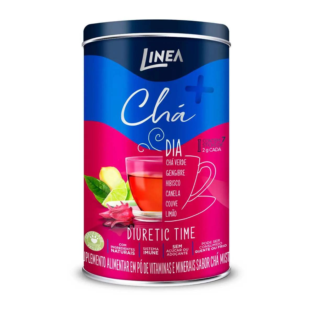 Chá Linea Diuretic Time Lata com 14g