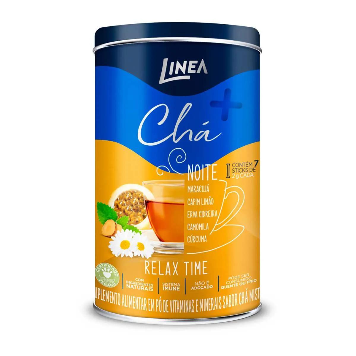 Chá Linea Relax Time Lata com 14g