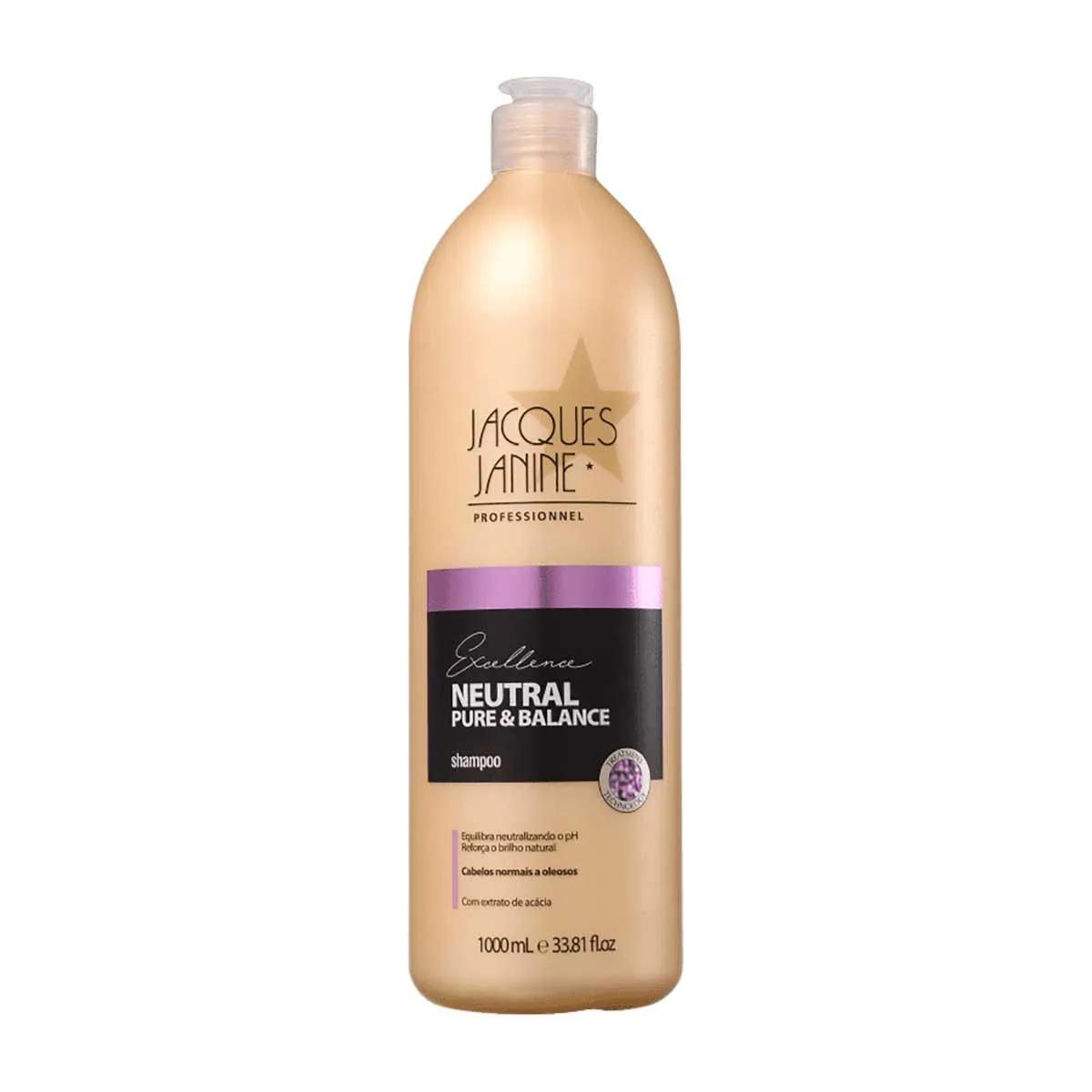 Shampoo Jacques Janine Neutral Pure & Balance com 1000ml
