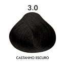 Tintura Creme C.Kamura Color Intense 3.0 Castanho Escuro com 50g