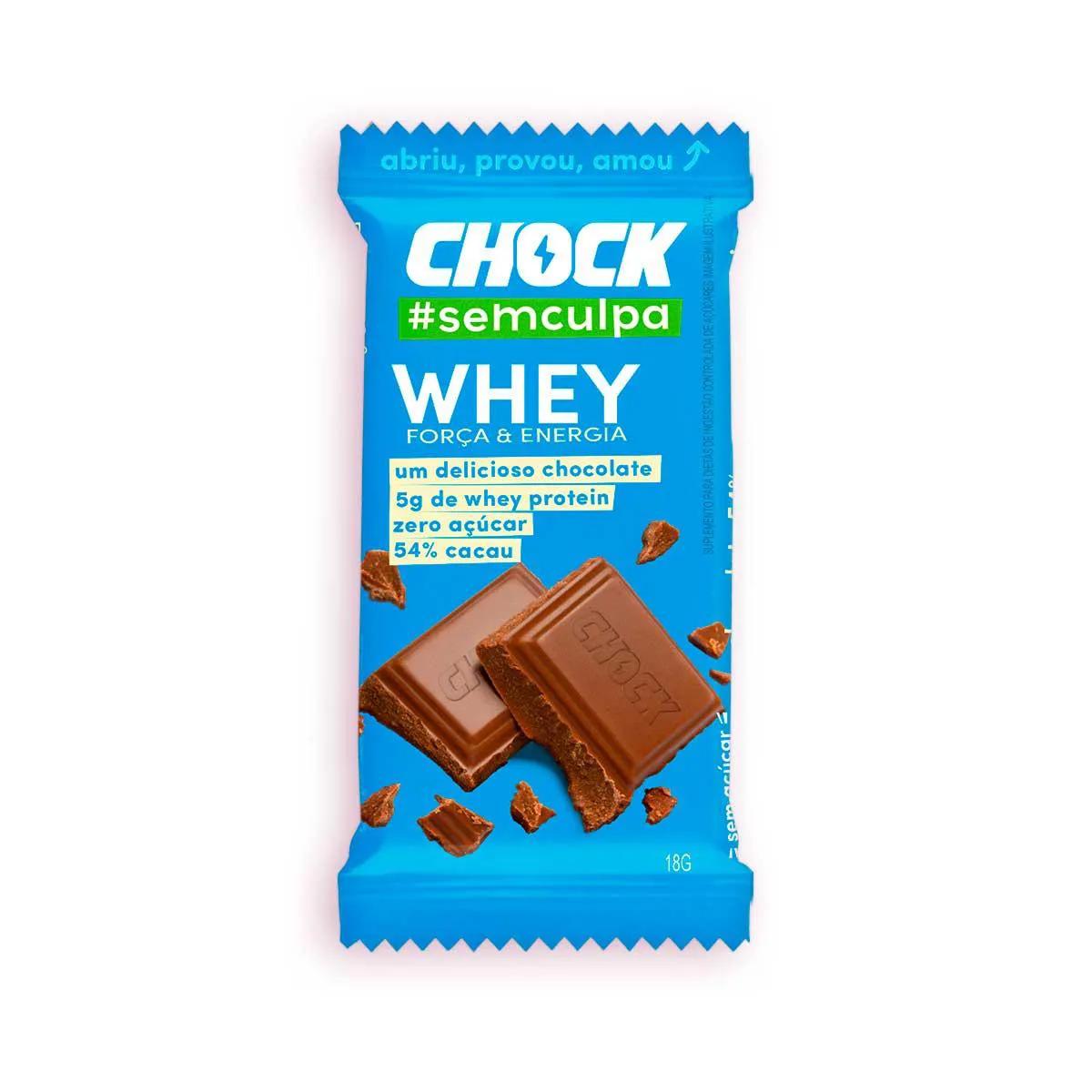 Chocolate Chock Whey 54% Cacau com 18g