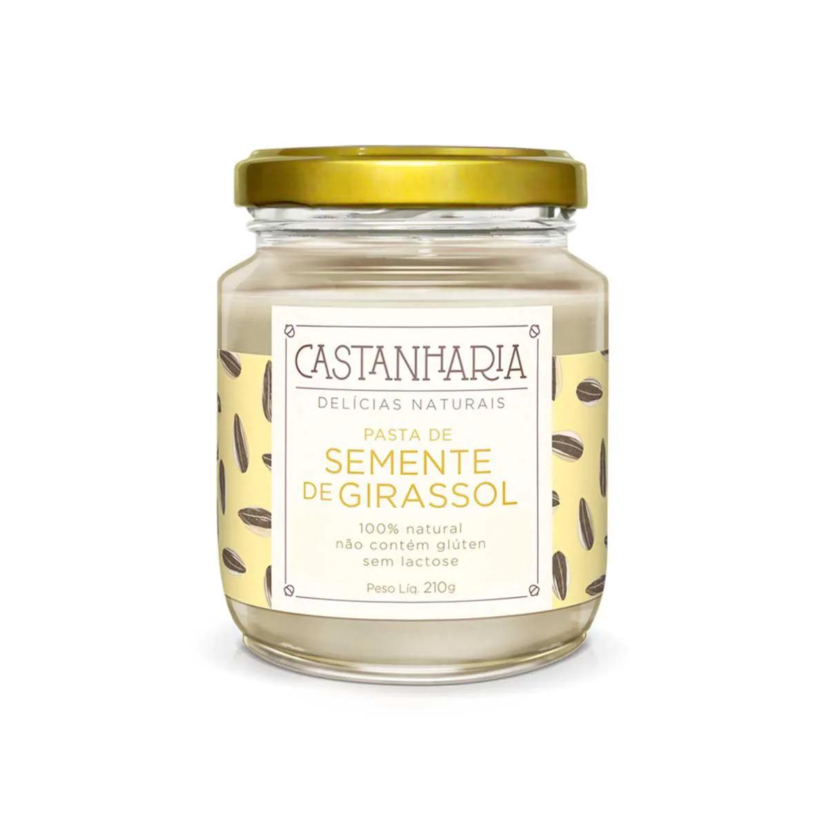 Pasta de Semente de Girassol Castanharia com 210g