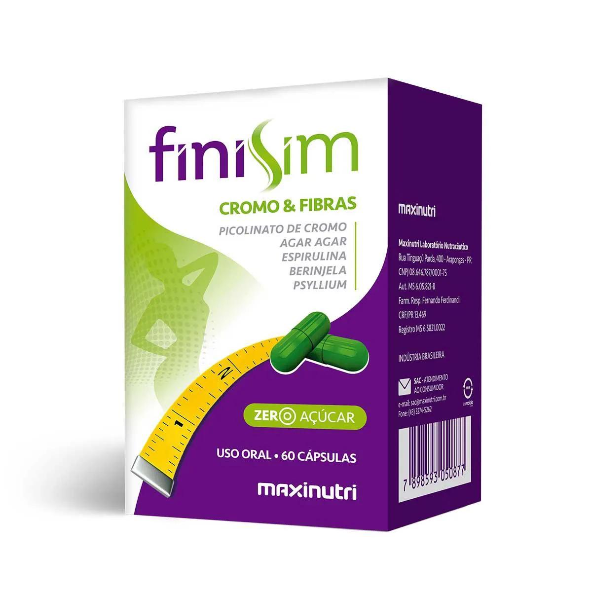 Suplemento Alimentar Finisim Maxinutri 60 cápsulas