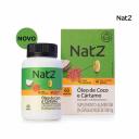 Suplemento Alimentar Natz Óleo de Cártamo + Óleo de Coco 1000mg - 60 Cápsulas