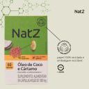 Suplemento Alimentar Natz Óleo de Cártamo + Óleo de Coco 1000mg - 60 Cápsulas