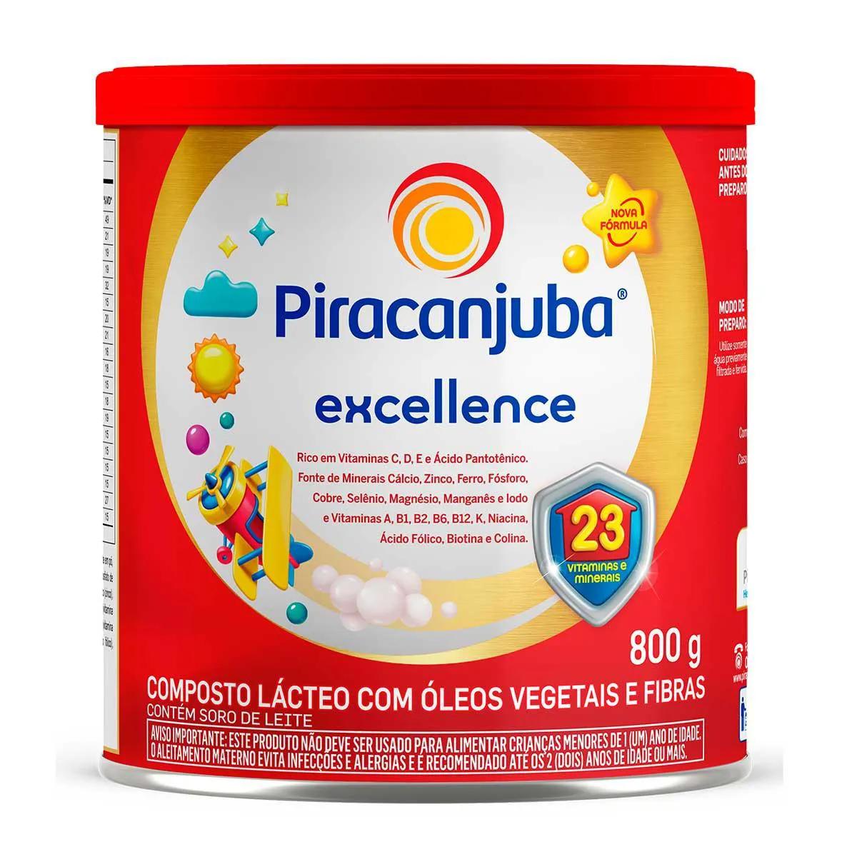 Composto Lácteo Infantil Piracanjuba Excellence Fase Pré Escolar 800g