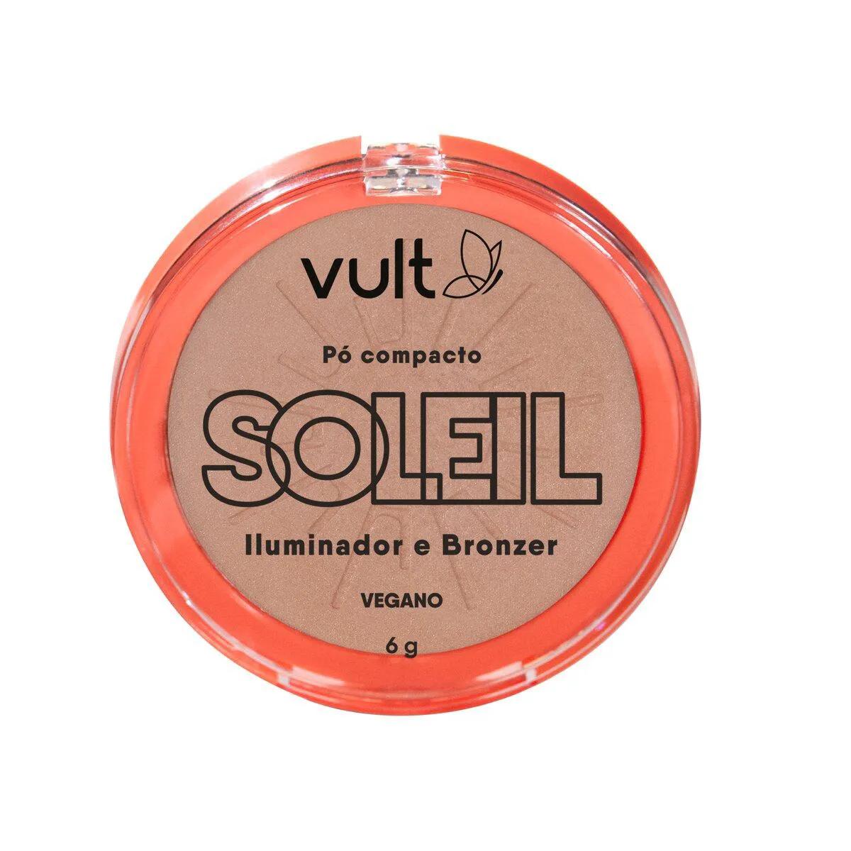 Pó Compacto Vult Soleil Bronze Iluminador e Bronzer 6g