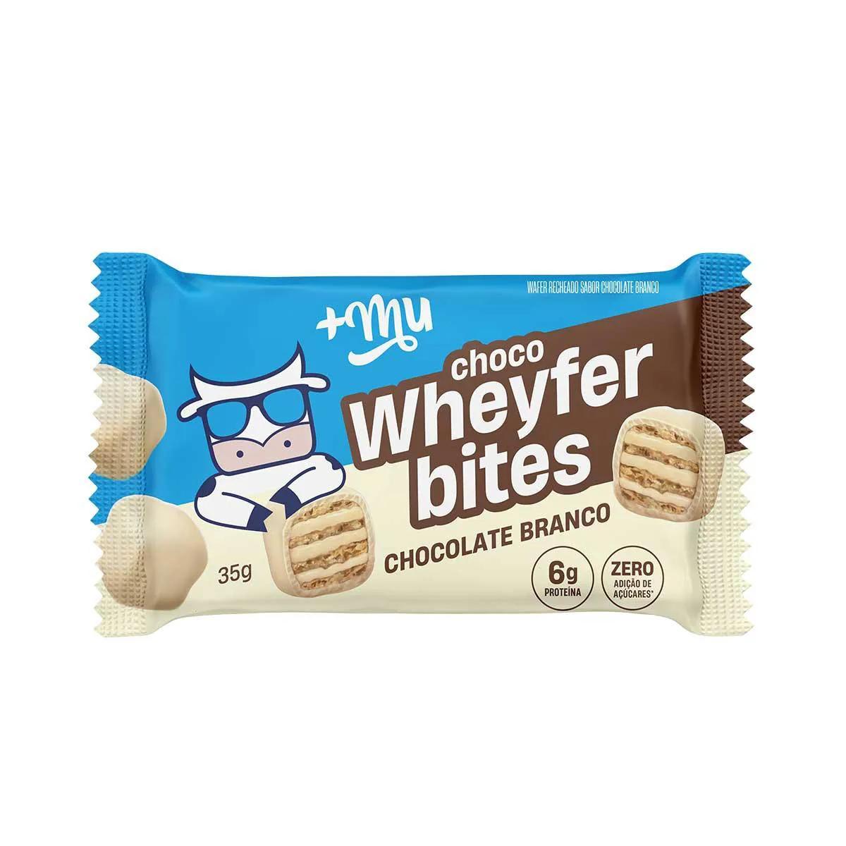 ChocoWheyfer Bites +Mu Sabor Chocolate Branco 35g