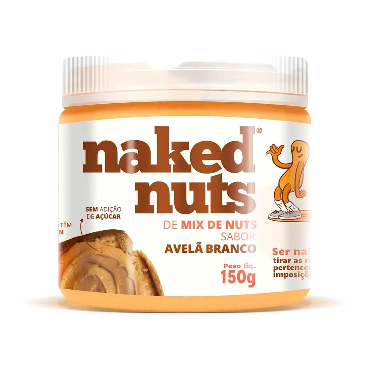 Pasta de Mix de Nuts Naked Nuts Sabor Avelã Branco 150g