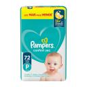 Fralda Pampers Confort Sec P 72 Unidades