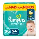 Fralda Pampers Confort Sec XG 54 Unidades