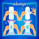 Absorvente Always Noites Tranquilas Cobertura Suave XG com Abas 26 Unidades