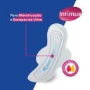 Absorvente Feminino Intimus 2 em 1 Noturno para Menstruação e Escapes de Urina 8 unidades