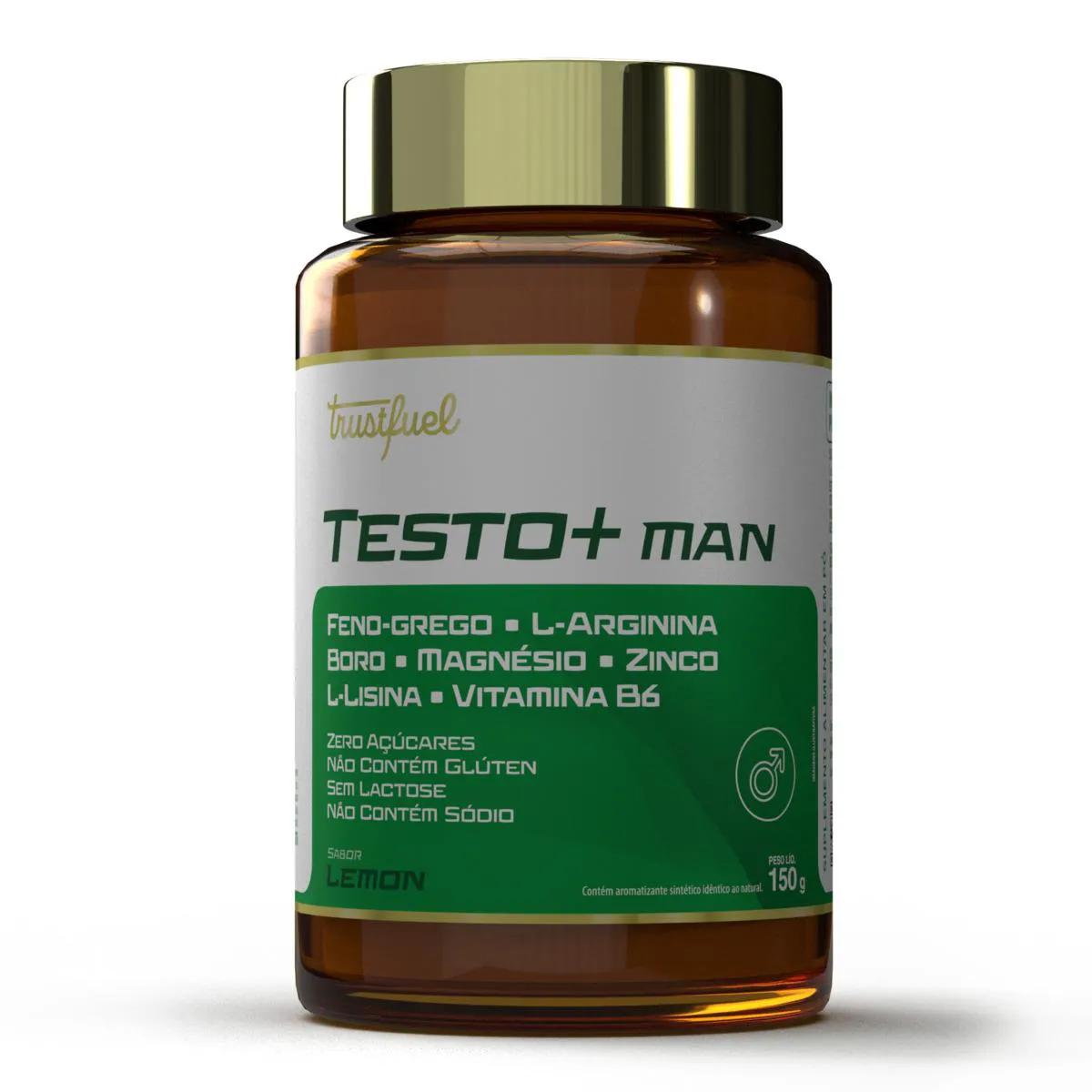 Suplemento Alimentar Trustfuel Testo + Man Lemon Pó 150g