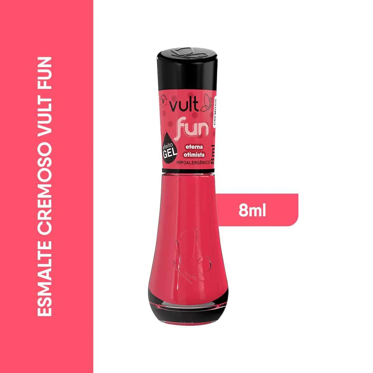 Esmalte Cremoso Vult 5 Free Fun Efeito Gel 8ml - Eterna Otimista