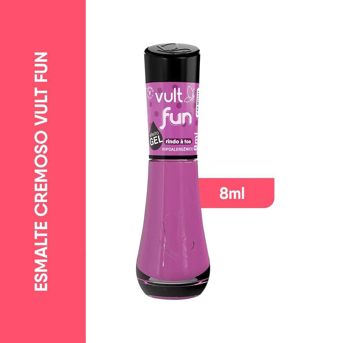Esmalte Cremoso Vult 5 Free Fun Efeito Gel 8ml - Rindo à Toa