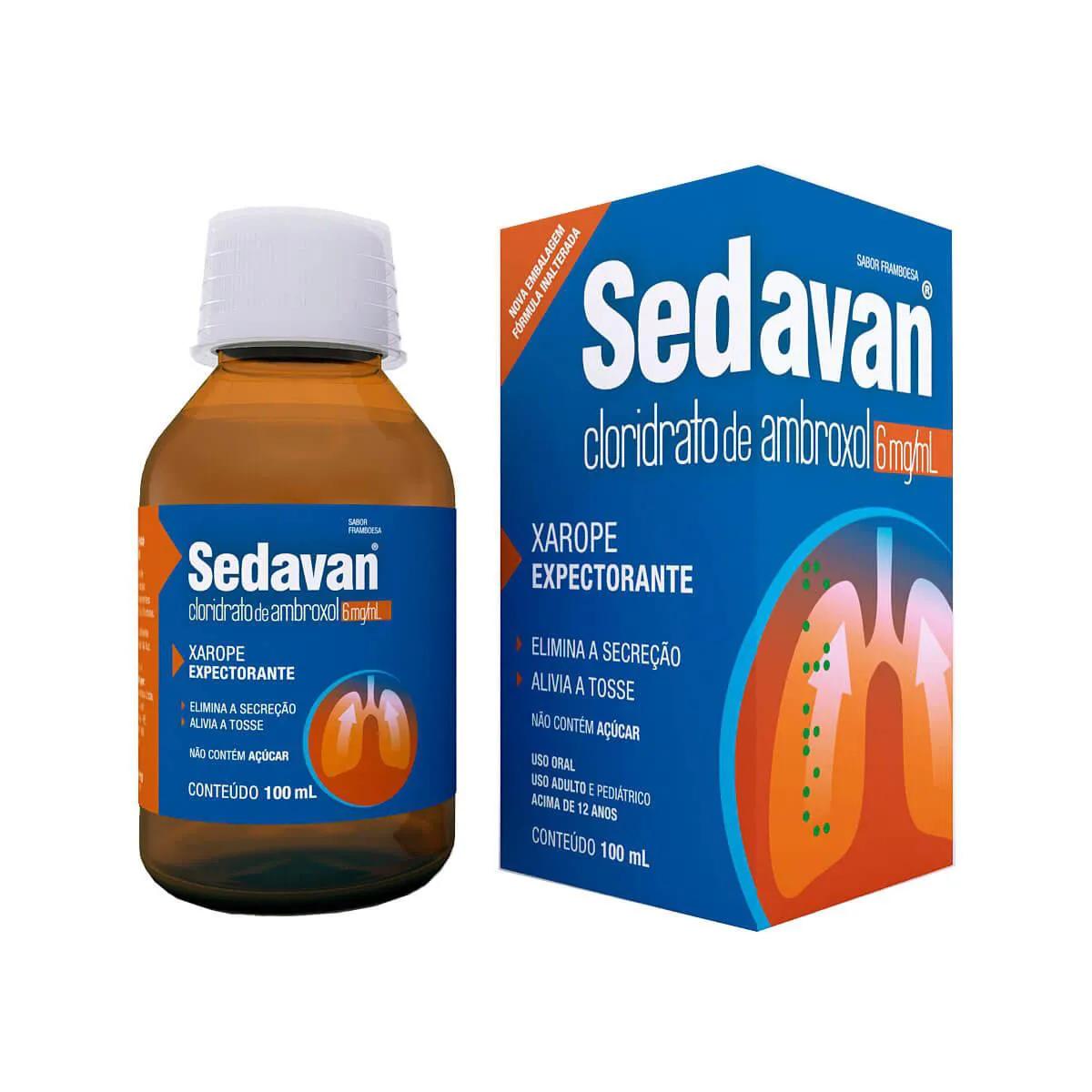 Sedavan Cloridrato de Ambroxol 30mg/5ml xarope 100ml