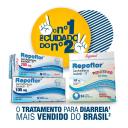 Probiótico Repoflor Pediátrico 200mg Pó Oral Sabor Morango 4 envelopes de 1g