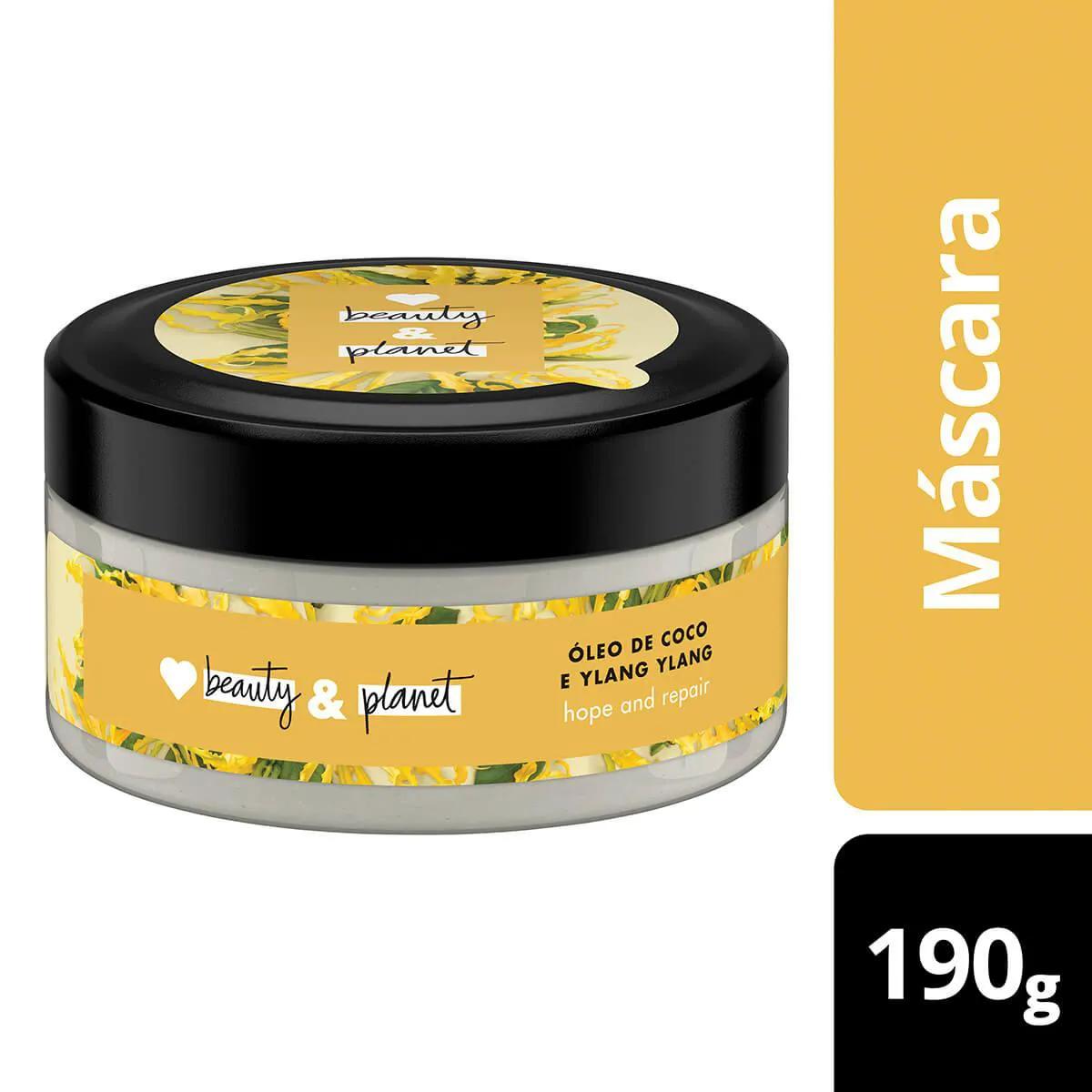 Máscara de Tratamento Love Beauty And Planet Hope and Repair Óleo de Coco & Ylang Ylang com 190g