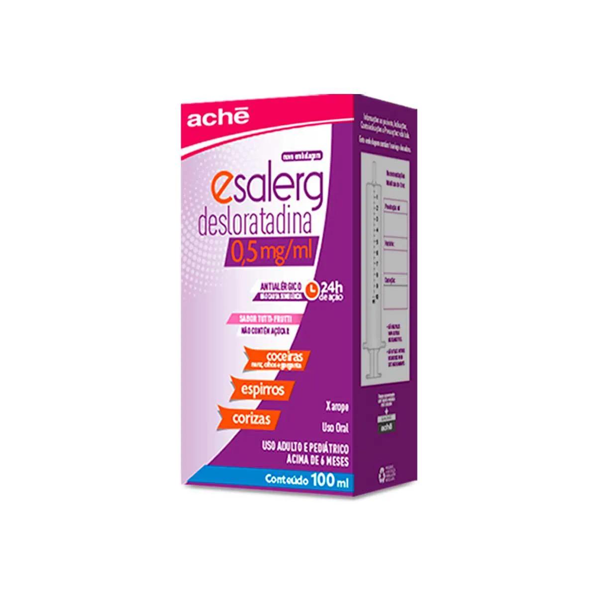 Esalerg Desloratadina 0,5mg/ml Xarope 100ml