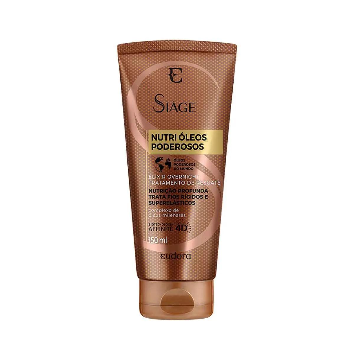 Elixir Capilar Siàge Eudora Overnight Nutri Óleos Poderosos com 150ml