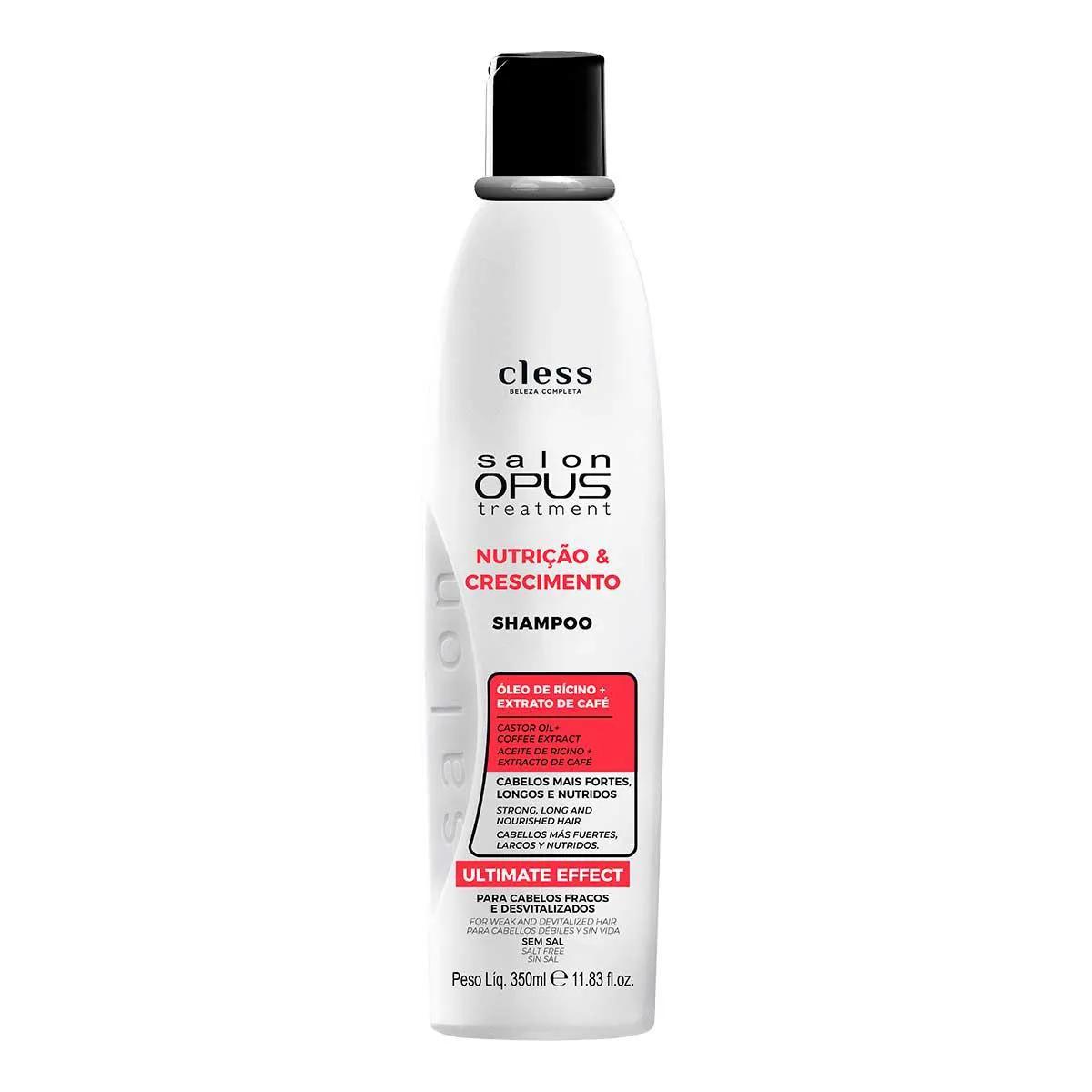 Shampoo Salon Opus Nutrição & Crescimento 350ml