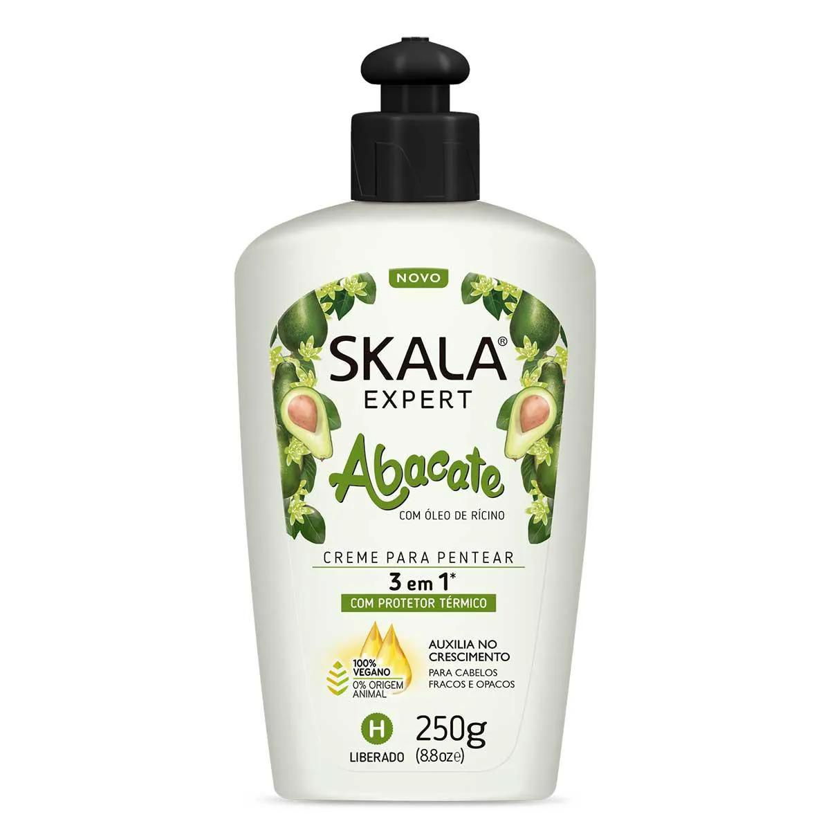 Creme Para Pentear 3 em 1 Skala Expert Abacate com 250g