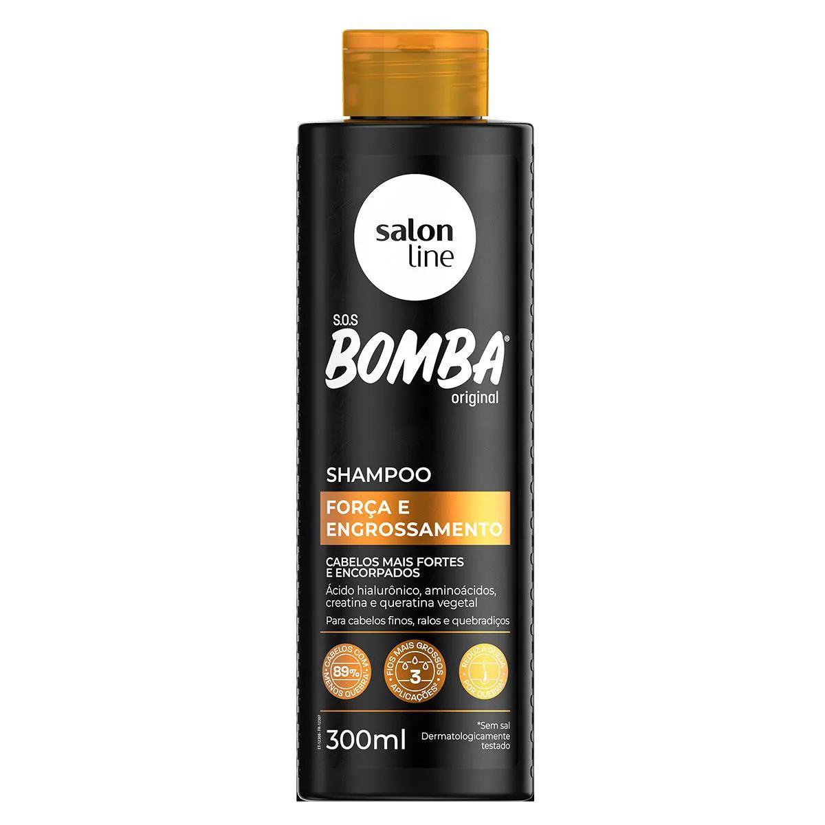 Shampoo Bomba Força e Engrossamento 300ml