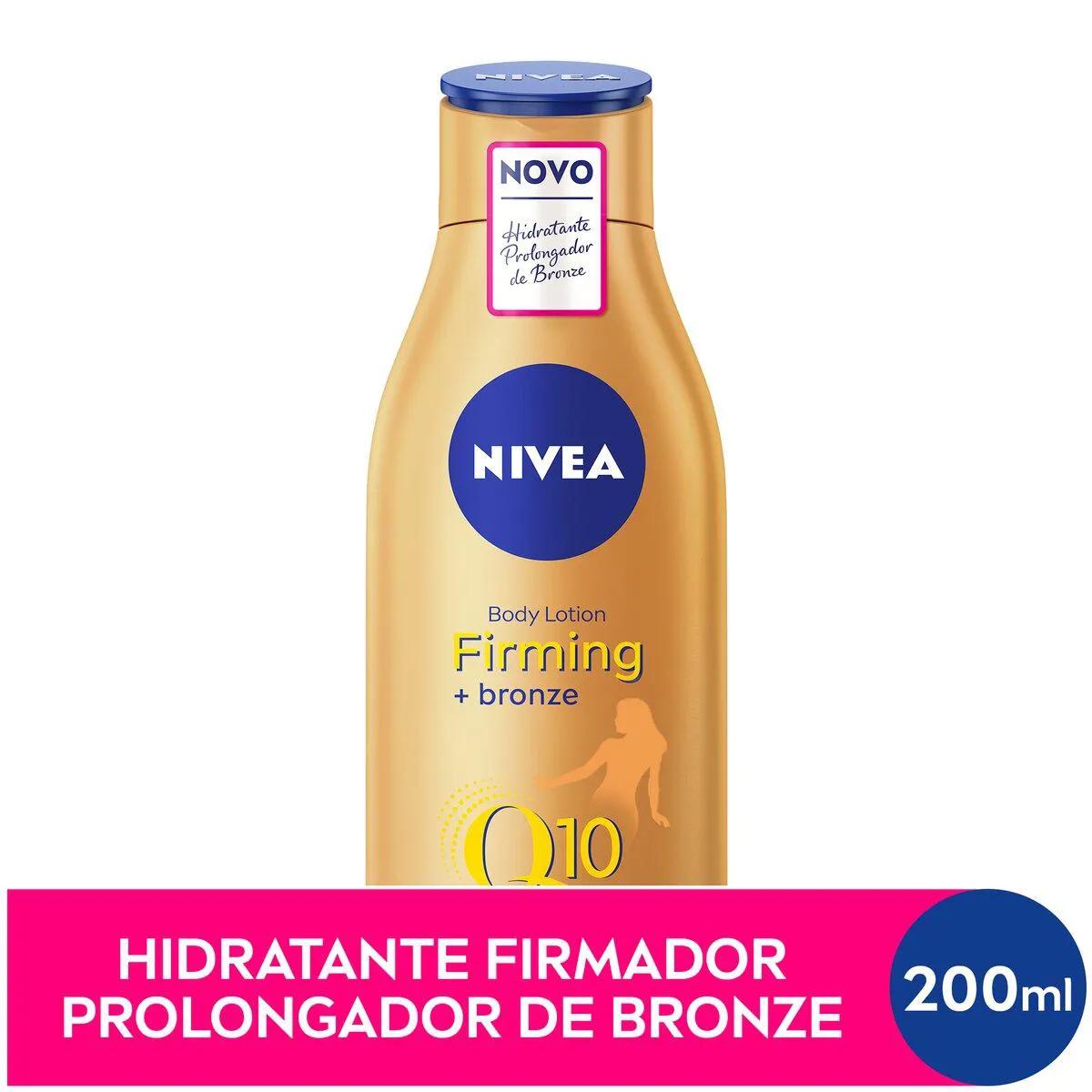 Loção Hidratante Corporal Nivea Firmador Q10 + Prolongador de Bronze 200ml