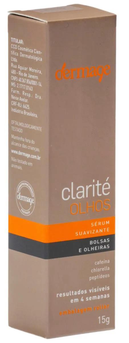 Sérum Facial Suavizante Dermage Clarité Olhos CC com 15g