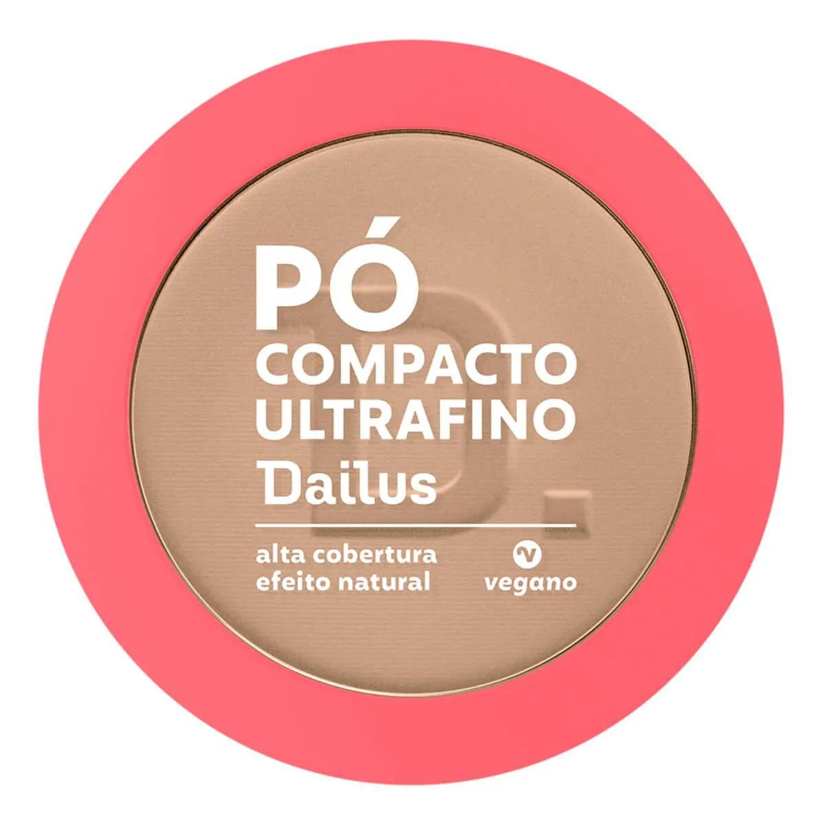 Pó Compacto Ultrafino Dailus D5 Cor Médio com 10g