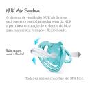 Chupeta de Silicone NUK Freestyle Classic 6+ meses Tamanho 2 com 1 unidade