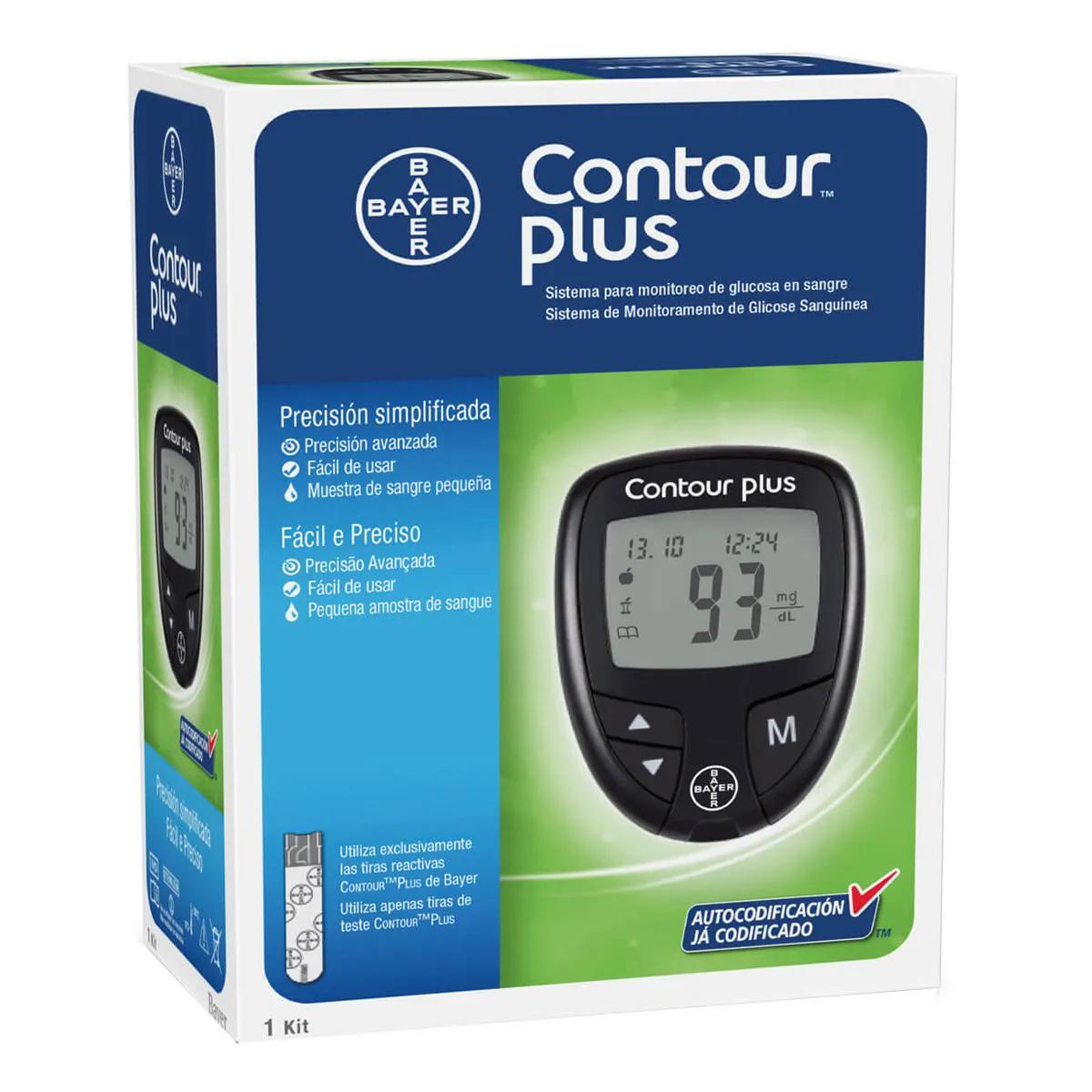 Monitor de Glicemia Contour Plus Kit Completo