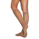 Meia Feminina Kendall Média Compressão 3/4 Cor Bege Tamanho G com 1 par