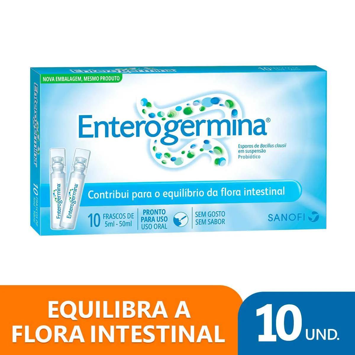 Probiótico Enterogermina 10 frascos de 5ml