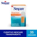 Curativo Transparente 3M Nexcare com 35 unidades