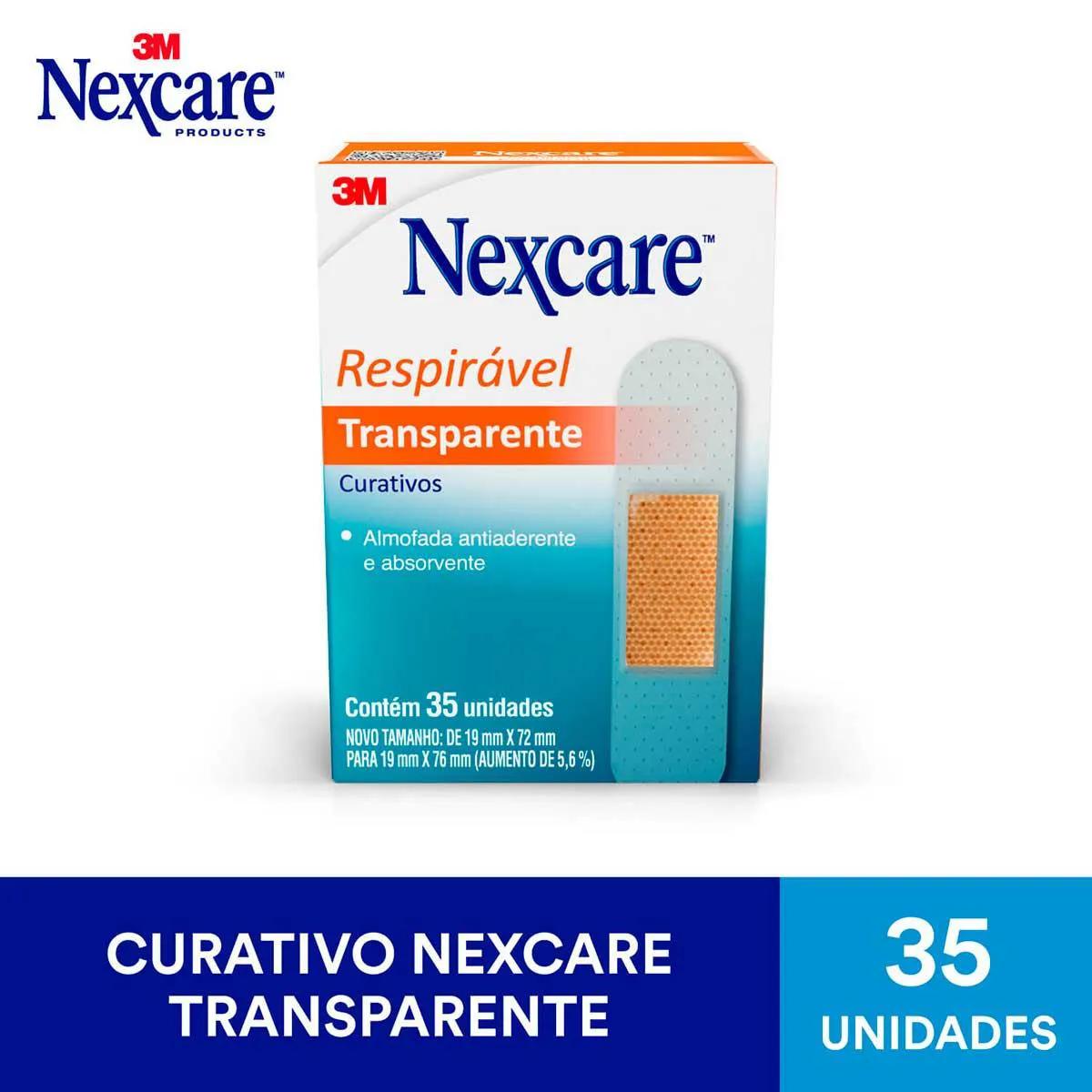 Curativo Transparente 3M Nexcare com 35 unidades