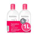 BIODERMA SENSIBIO H2O KIT 2 ÁGUAS MICELAR FACIAL DE LIMPEZA 500ML
