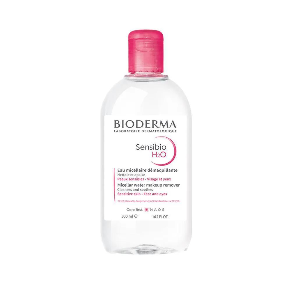 BIODERMA SENSIBIO H2O ÁGUA MICELAR FACIAL DE LIMPEZA 500ML