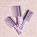 TANGLE TEEZER COMBS WIDE TOOTH PENTE PARA DESEMBARAçAR LILAS E PRETO