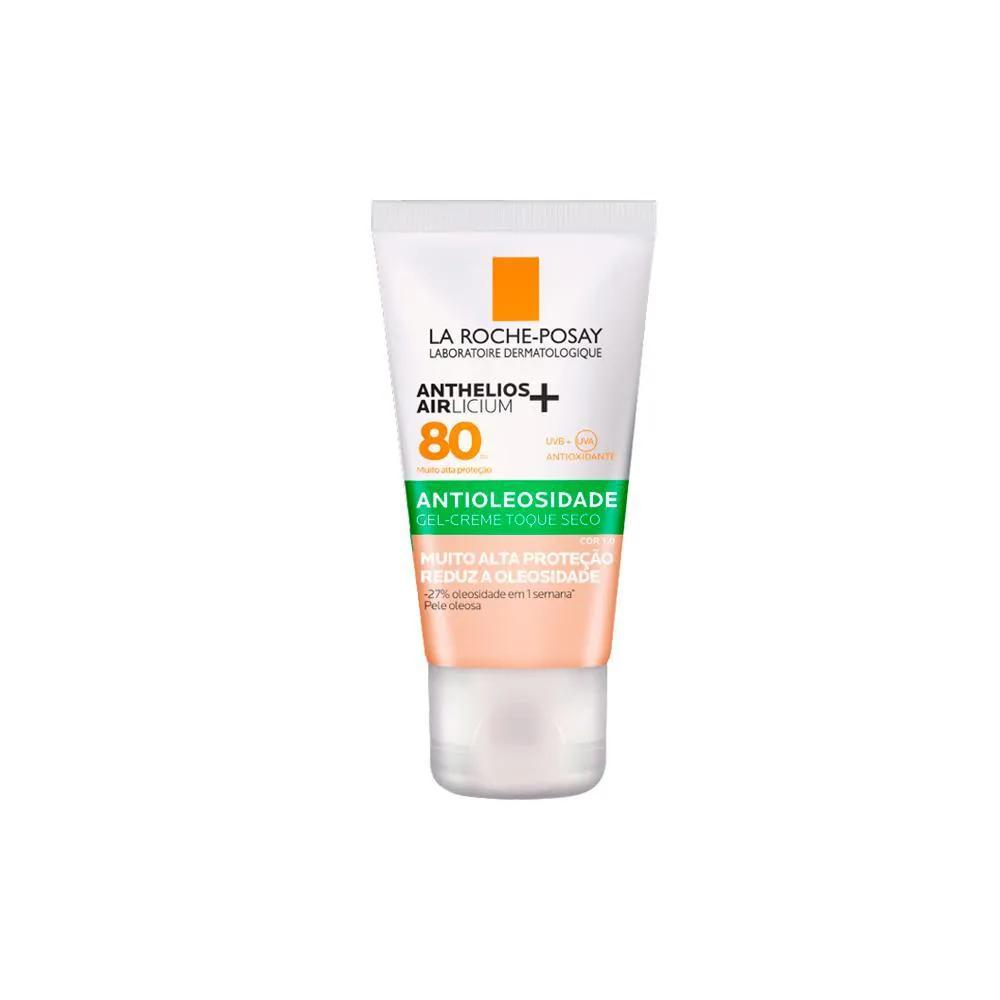 LA ROCHE-POSAY ANTHELIOS AIRLICIUM FPS80 1.0 PROTETOR SOLAR FACIAL ANTIOLEOSIDADE 40G
