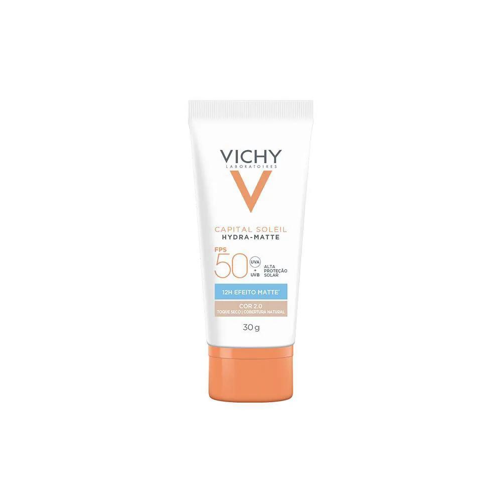 VICHY CAPITAL SOLEIL PROTETOR SOLAR FACIAL FPS50 COR 2.0 30G