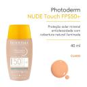 BIODERMA PHOTODERM NUDE TOUCH PROTETOR SOLAR FACIAL MATTE FPS50+ CLARO 40ML
