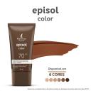 MANTECORP EPISOL COLOR PROTETOR SOLAR FACIAL FPS70 TOM 5 NEGRO 40ML